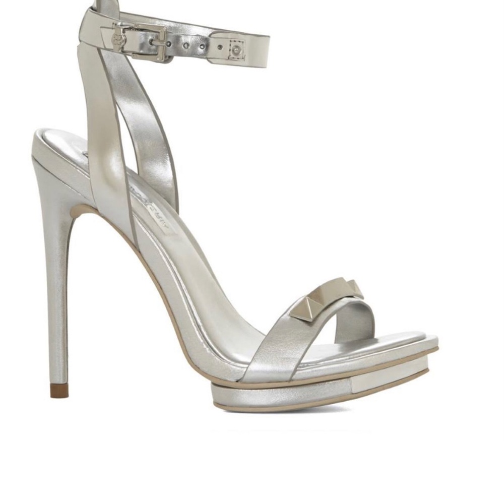 BCBG Max Azria Silver Shoes